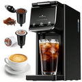 2-In-1 Coffee Maker - Capsule & Ground Compatible With Reusable Filter,