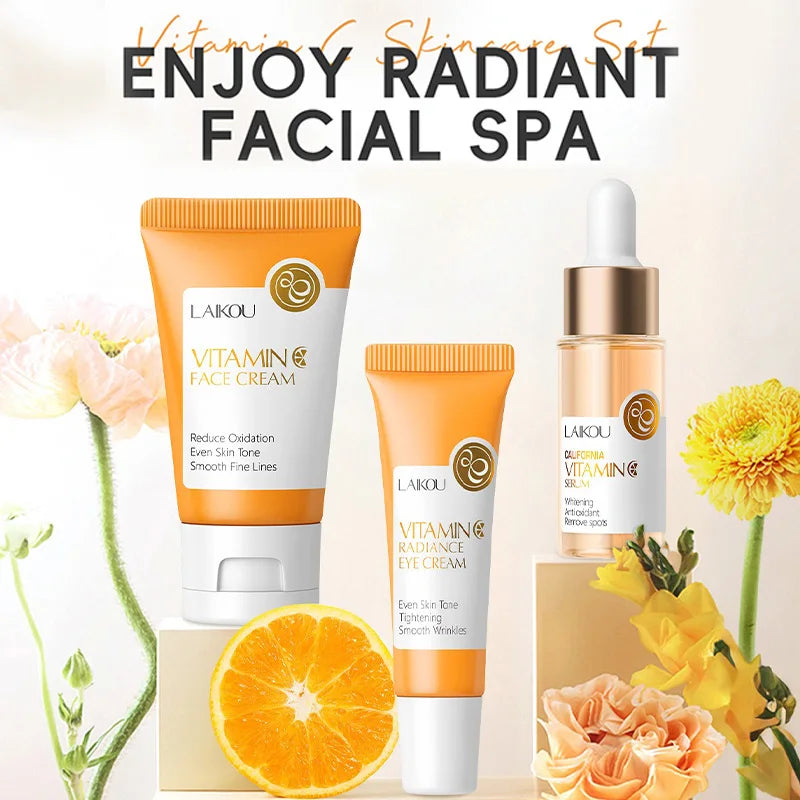 LAIKOU Vitamin C Series Skin Care Product Set 5-piece Moisturizing