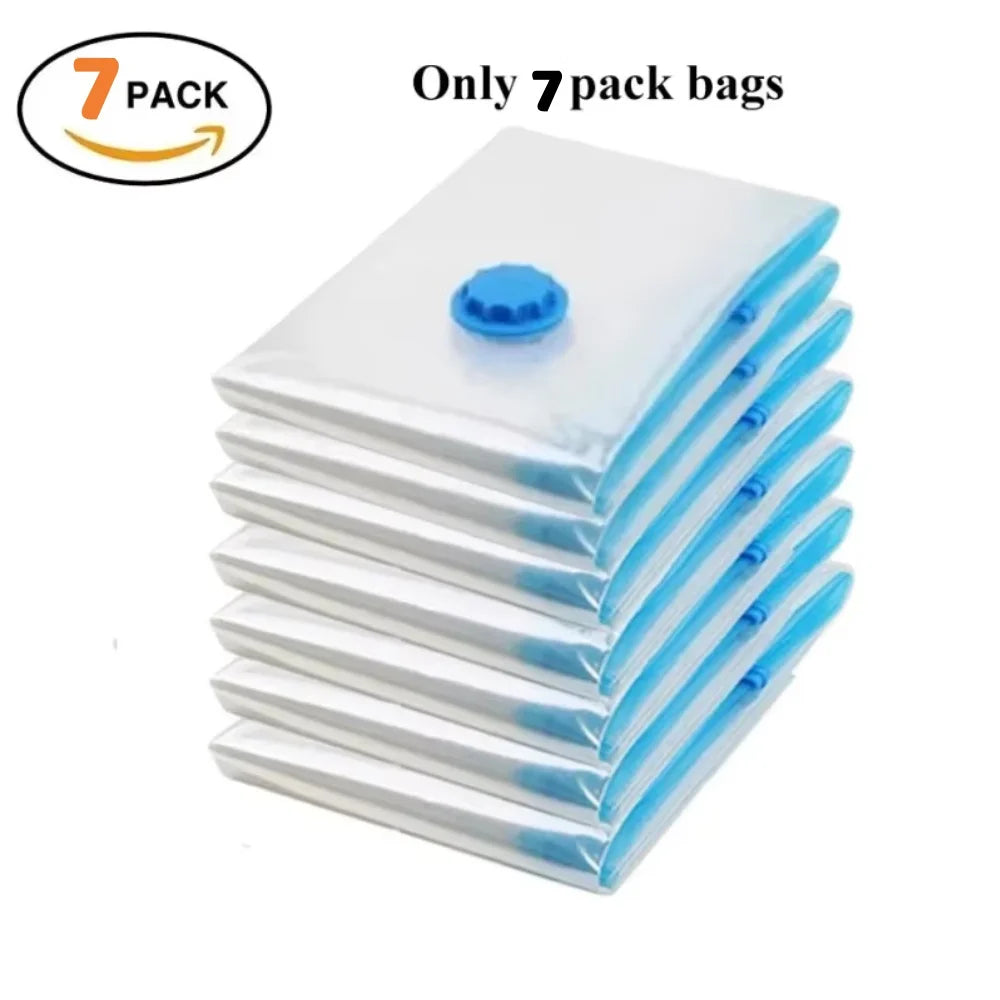 Vacuum Storage Organizer Bags, Travel Suitcases Essentials,
