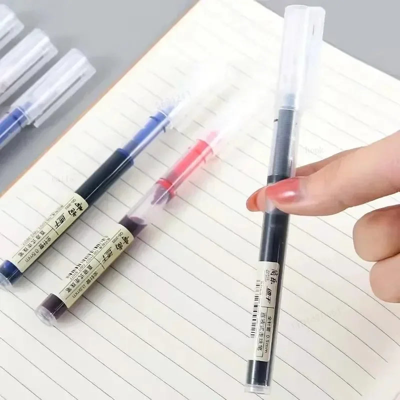 3-102Pcs/set High Quality Needle Type Gel Pens Straight