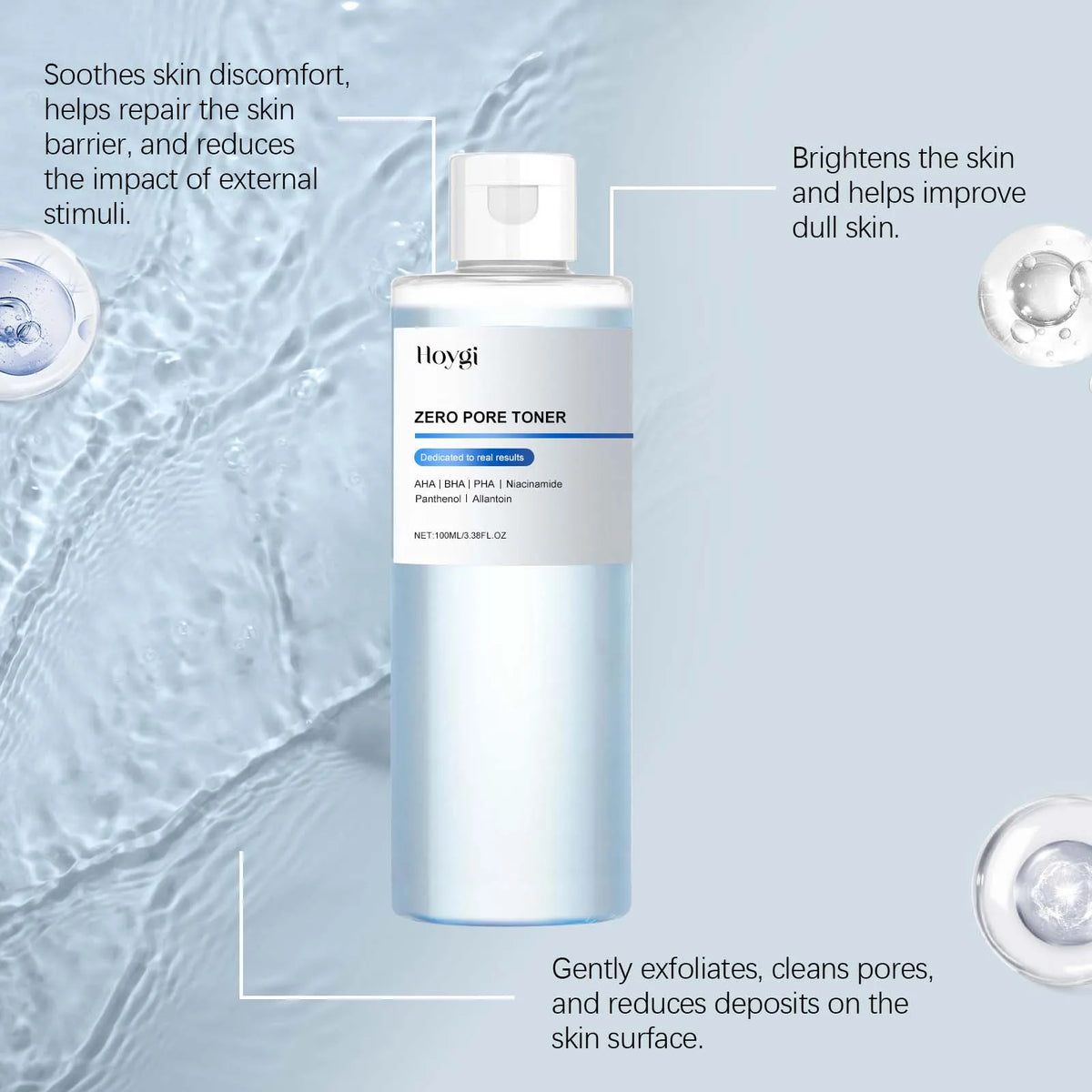 HOYGI Glycolic Acid Toning Solution To Remove Acne Moisturizing