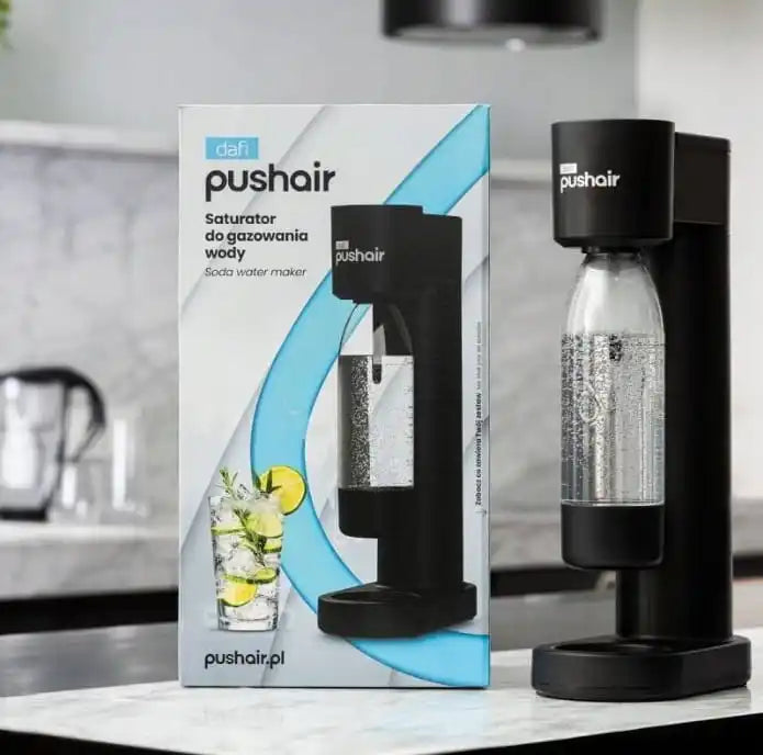 Dafi PushAir water Saturator + 1x 0.7L bottle + CO2 cartridge set