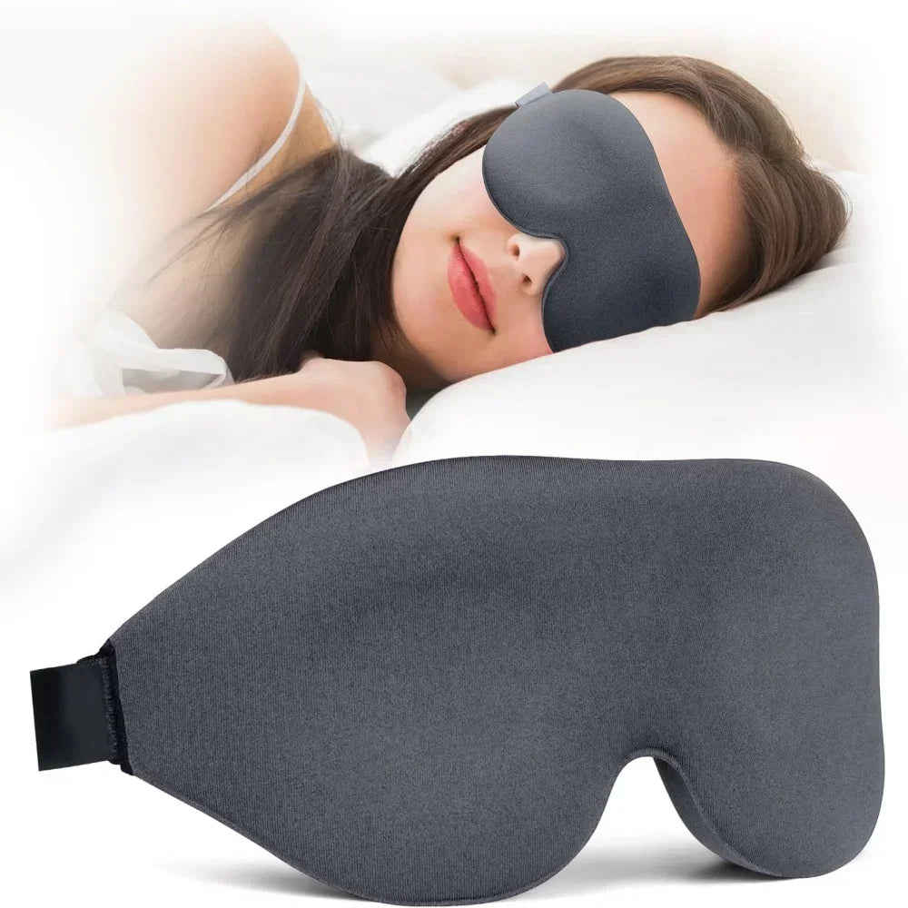 Unisex 3D Contoured Sleep Mask, Groove Molded Design