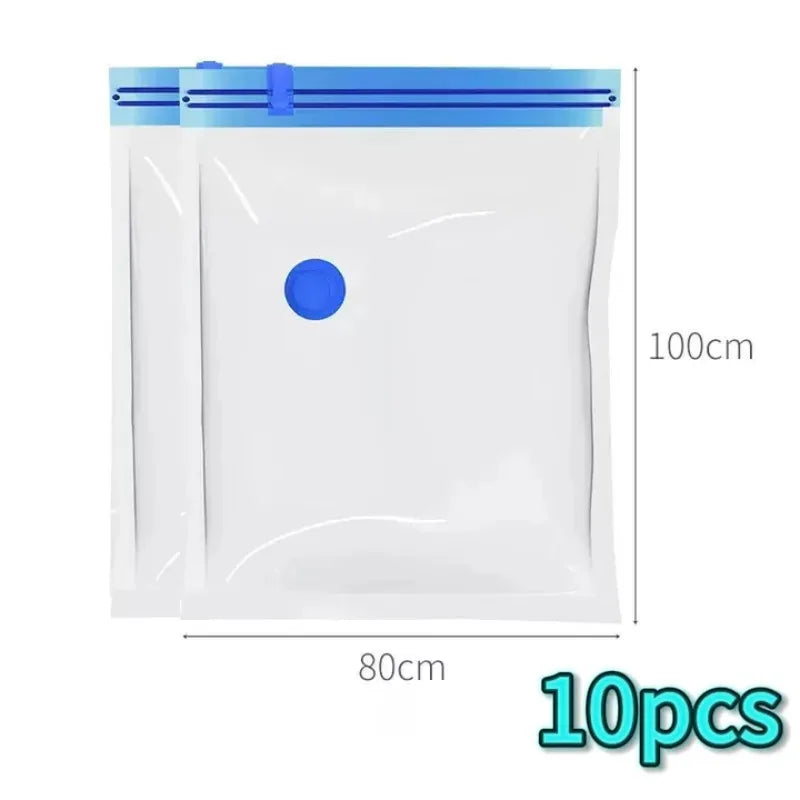 Thickened Vacuum Compression Bag Transparent Quilt Vacuum Bag Storage Bag Household Clothing Storage and Sorting Bag