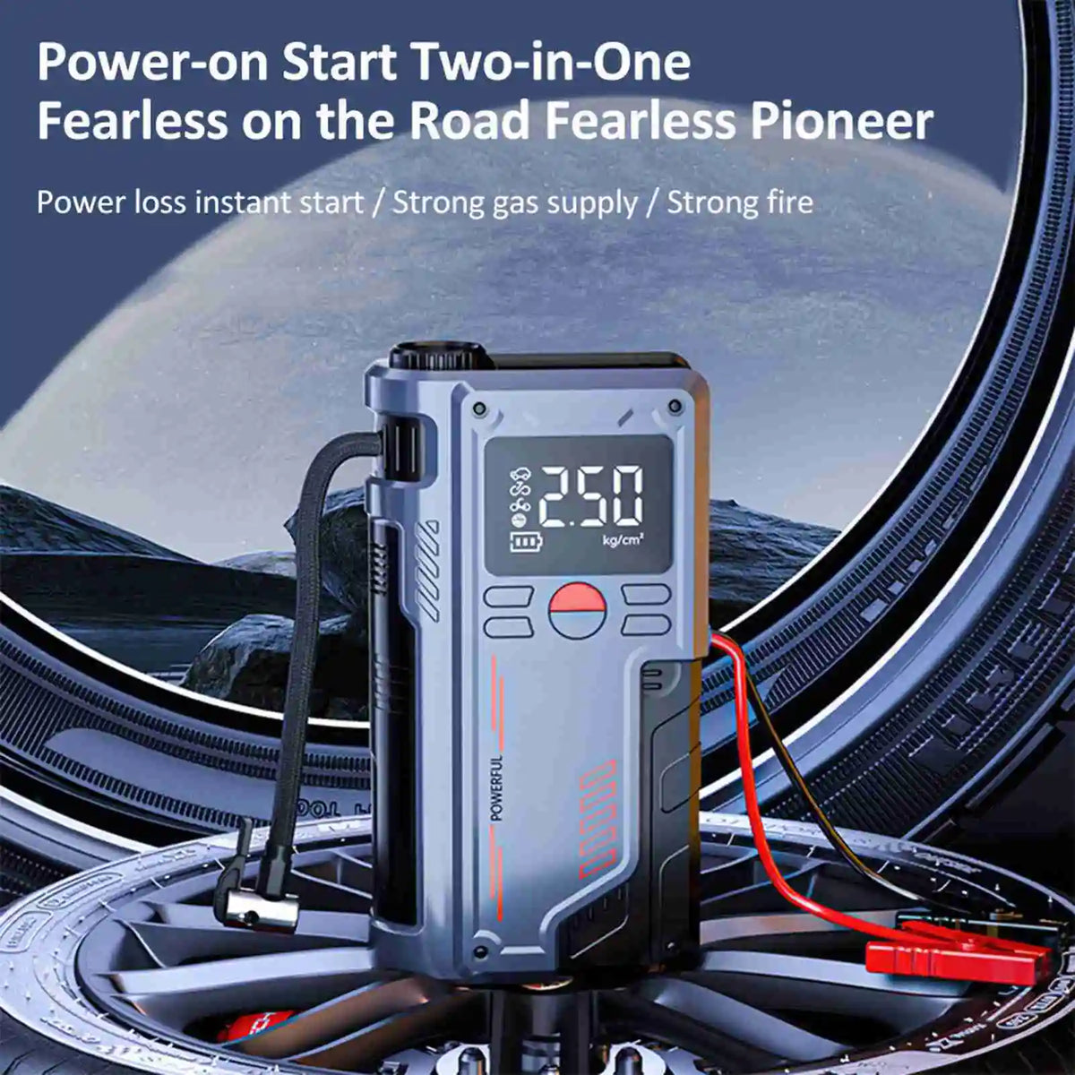 Car Jump Starter Air Pump Car Jump Starter Portable Multi Functional