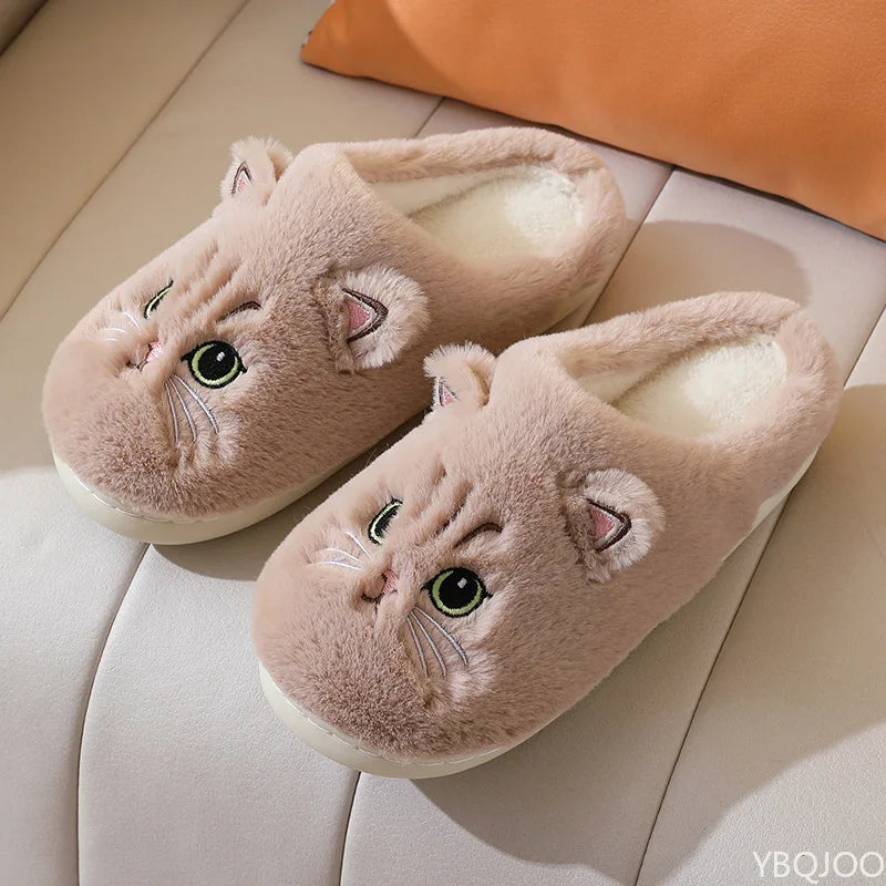 New Autumn Winter Cotton Slippers Men and Women Couple