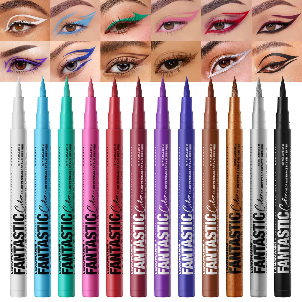 1PC Liquid Eyeliner Pen, Waterproof and Sweat Proof, Non Smudging