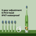 USB Sonic Child Electric Toothbrush Rechargeable Colorful
