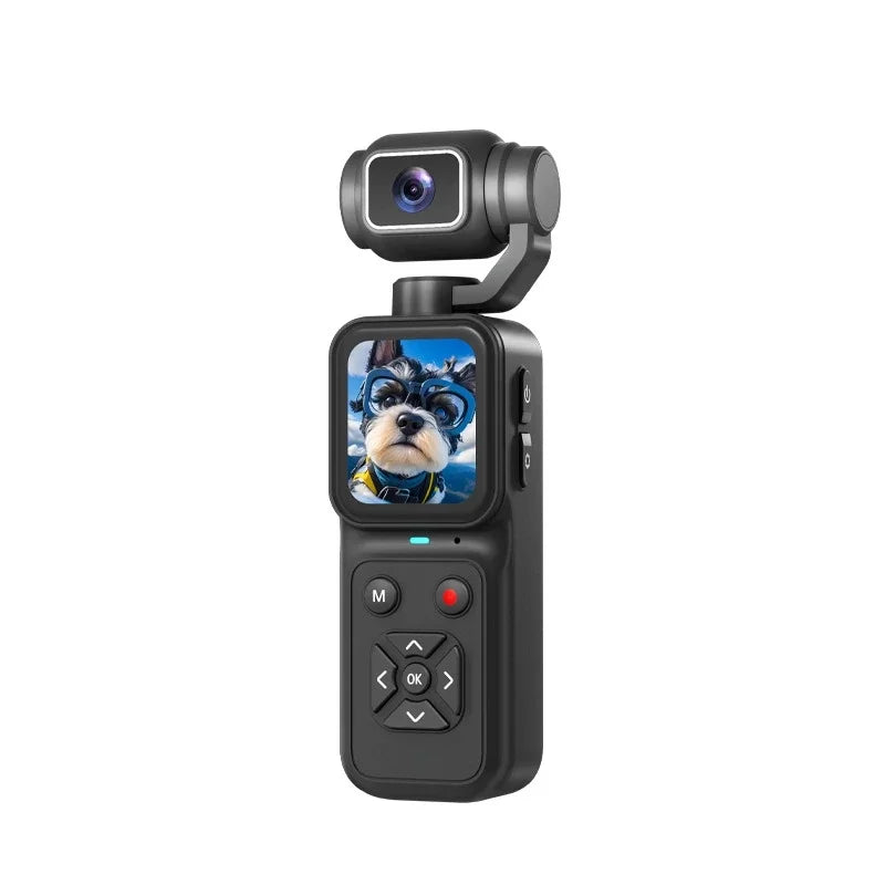 Lenovo Handheld Sports Camera 4K HD Motion Stabilization Pocket-Sized Portable for Vlogging Upload to Phone 32GB