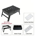 Folding Barbecue Grill Outdoor Portable Barbecue Grill Household Charcoal Wood-fired Barbecue for Outdoor Grilling Cooking