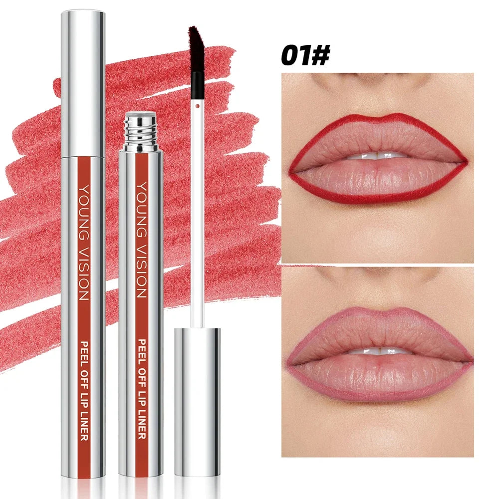 Magic Peel Off Lip Cosmetic Matte Lip Liner Pencil Long Lasting Waterproof