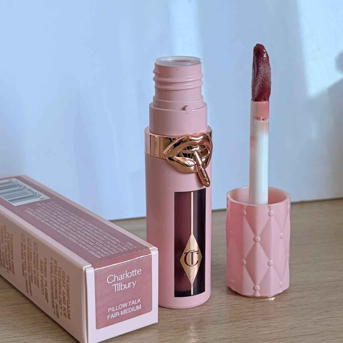 Hot CT Pink Two-tone Blush Lasting Beauty Makeup Diamond Gold