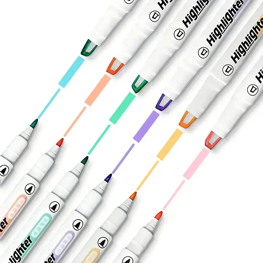 6-Pack Clear View Highlighter Pens