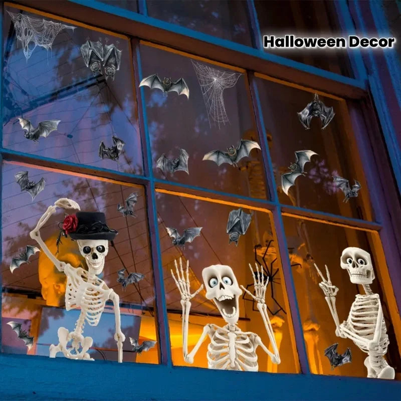 Halloween Window stickers, Skeleton stickers