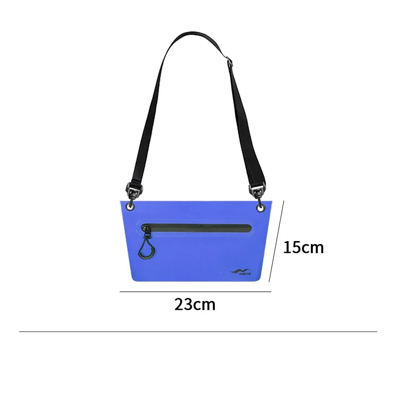 Maike Wash Dry Bag for Women PVC Waterproof Bags for Swimming Beach Phone Storage Crossbody Dry Bag Fanny Pack  2L