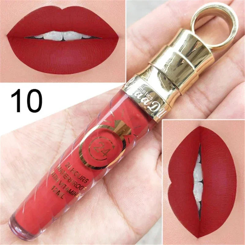 20 Colors Matte Liquid Lipstick Waterproof Long Lasting