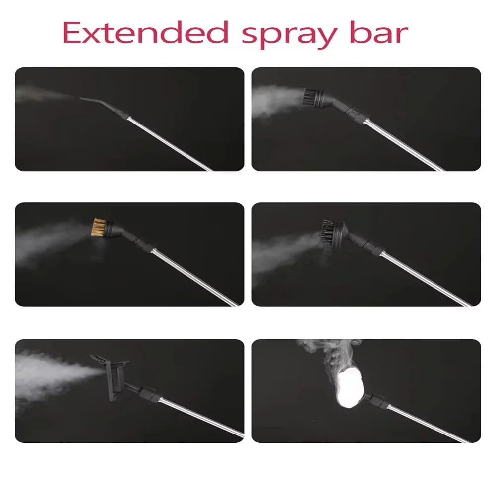 Steam Cleaner for Air Conditioner Kitchen Oil Stain Remover Glass Cleaning Tool for Range Hood Home Appliance Disinfection Wash