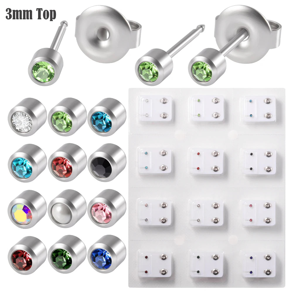 Professional Ear Piercing Gun Tool Set Steel Stud Earrings Safe