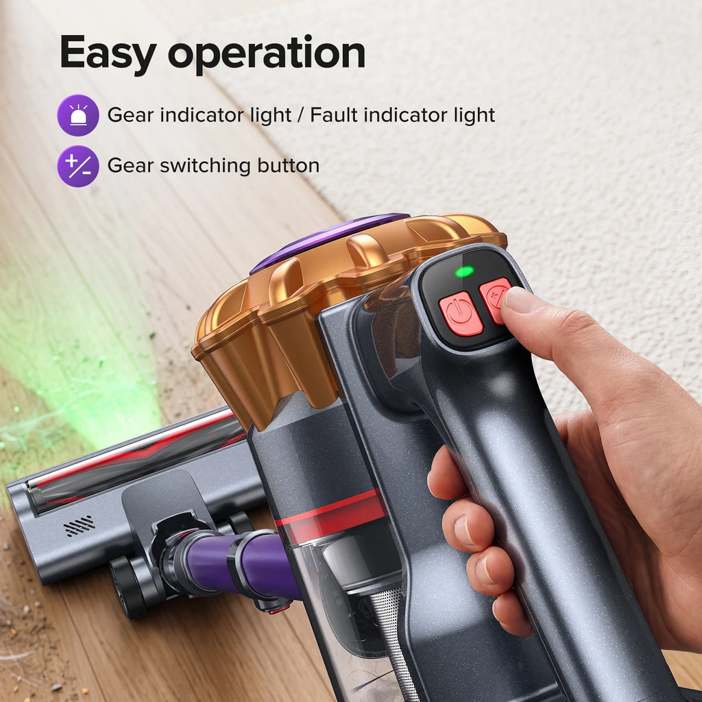 Lubluelu P7 Powerful Cordless Handheld Vacuum Cleaner, 35KPA, Seven-layer High-performance Filtration.