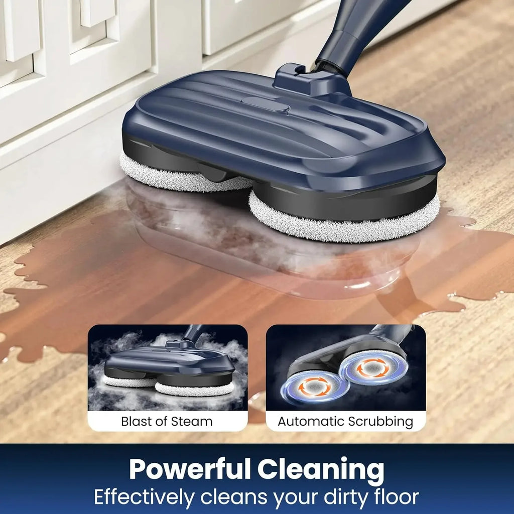 VM6 Steam Mop Cleaner 1300W Power High Temperature with Rotating Mop Pad 10 in 1