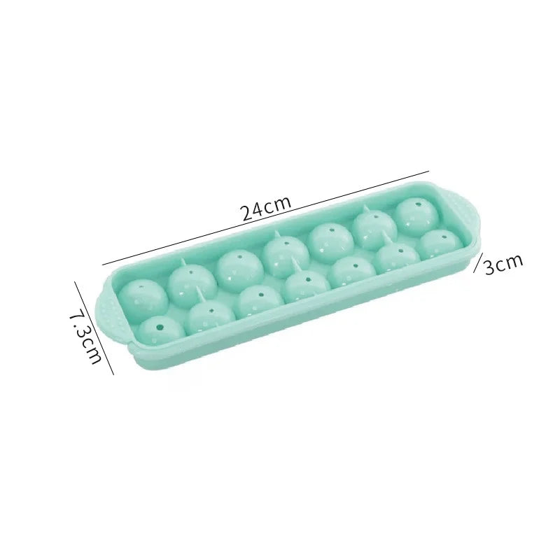 3D Round Balls Ice Plastic Molds DIY Cube Tray Silicone Molds