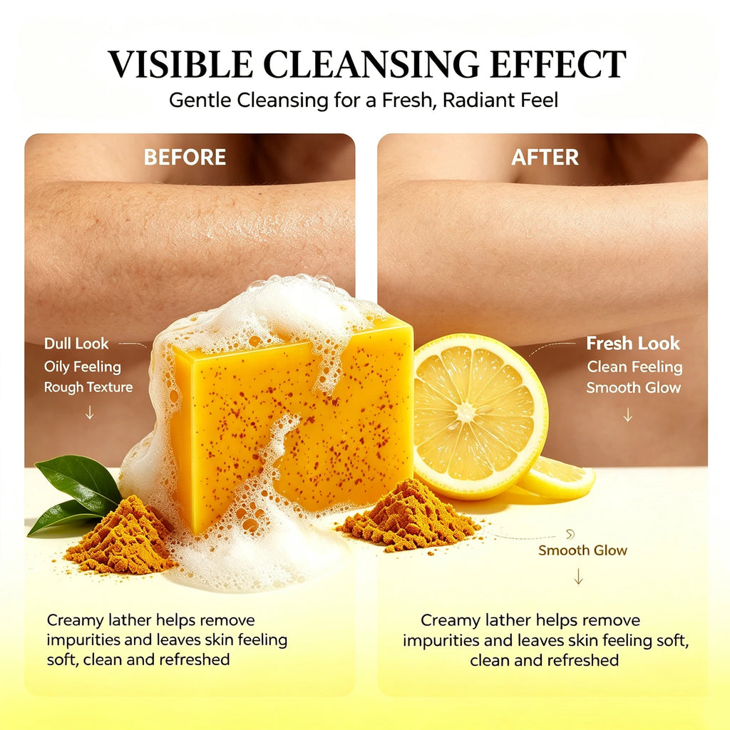 Amococo Turmeric Kojic Acid Soap 100g Deep Cleansing Bar