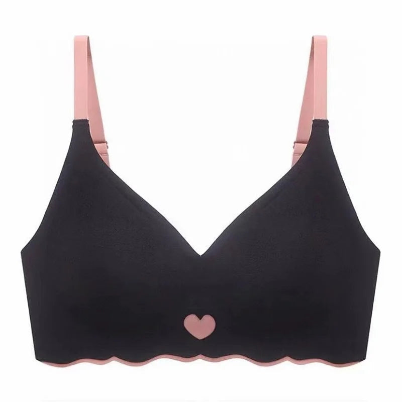 Women Seamless Bras Adjustable Straps Brassire Underwire Soft Sleeping