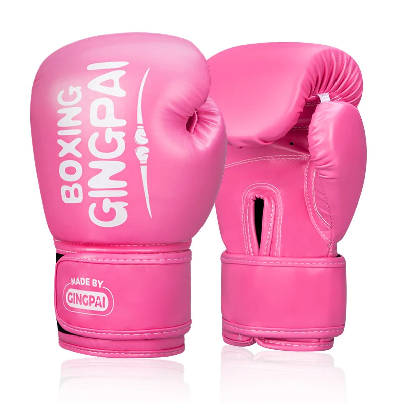 Kick Boxing Gloves for Boys Girls PU Karate Muay Thai Guantes De Boxeo Free Fight MMA Sanda Training Kids Equipment