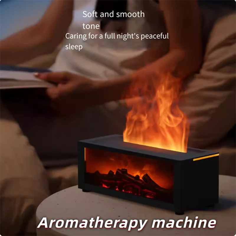 Imitation flame aromatherapy humidifier, a must-have for winter heating, practical and creative atmosphere aromatherapy machine
