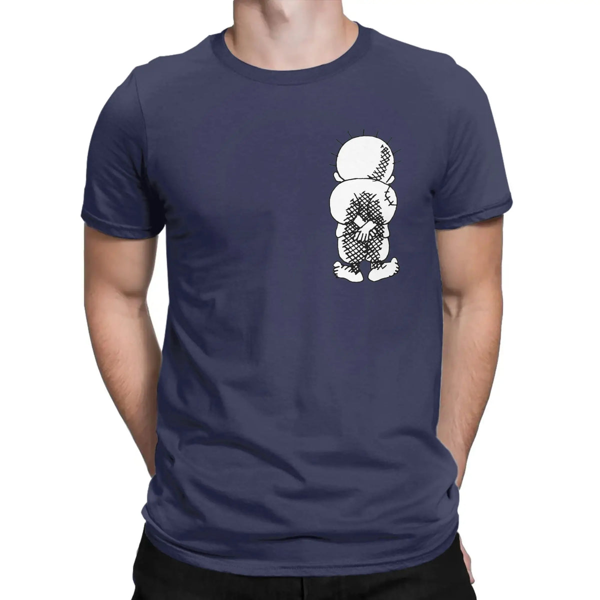 Men T-Shirt Palestine Handala National Symbol Funny Pure Cotton Tees Short Sleeve  T Shirts Round Neck Tops New Arrival