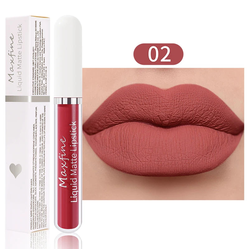 High-Quality Matte Liquid Lipstick Long-Lasting Waterproof