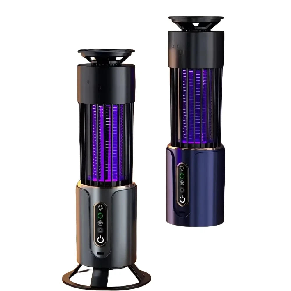 HOMEFISH USB Charging Mosquito Killer Lamp Electric Insect Fly Trap Camping Lantern, Outdoor Mosquito Swatter And Repe