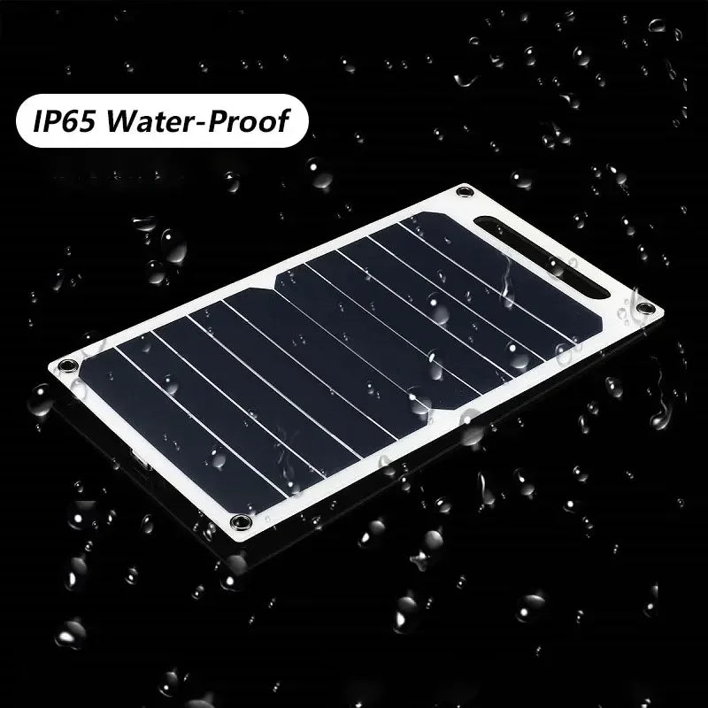 35W 5V Portable Waterproof Solar Panel with USB for Outdoor Hiking Camping Mobile Phone Charging