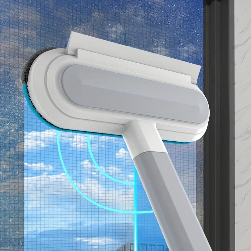 3 in 1 Disassembly Cleaning Screen Window Brush with Screen Mesh Brush, Cleaning Brush, Scraper , Dual Purpose Dry and Wet Tool