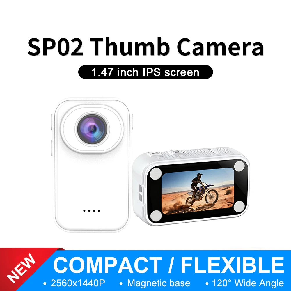 1.47-inch HD 1080p Thumb-Sized Action Camera for Kids with Memory Card