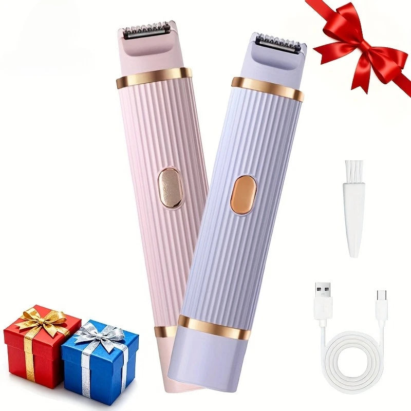2in1 Electric Razor for Women Painless Hair Removal Rechargeable