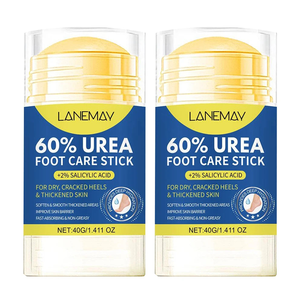 60% Urea Foot Cream Care Deep Moisturizing Foot Callus Remover Soften Cracked Heel Repair Cream Nourishes for Feet, Knees