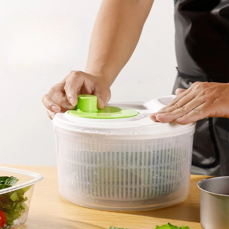 Multifunction Salad Spinner Lettuce Dryer Manual Vegetable