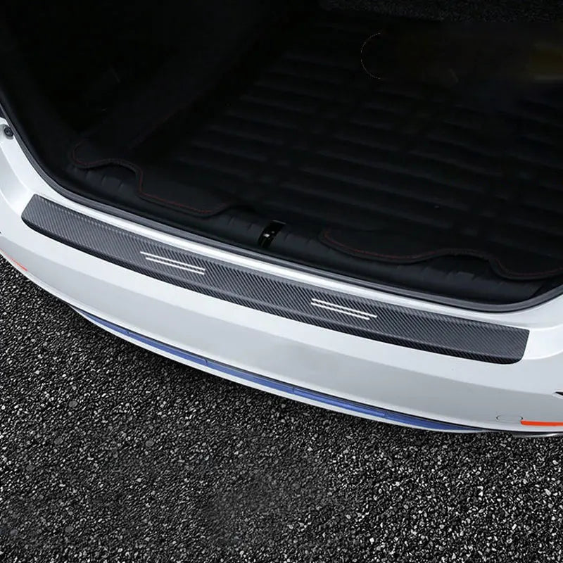 High quality Sport Carbon Fibre Threshold Protection Strip Universal Anti-scratch and Anti-collision Door interior Strip Sticker