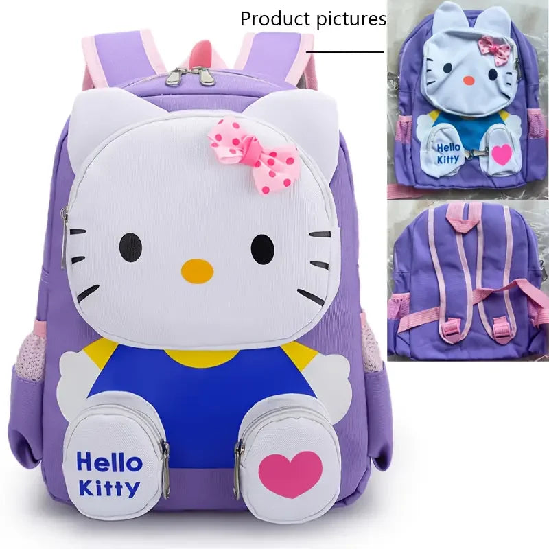 The Mesuca Cute 3D Cartoon Cat Kids Backpack For Girls