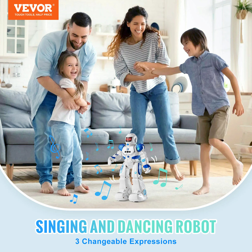 SucceBuy RC Robot Action Walking Singing Dancing Figure Gesture Sensor Toys for Age 3+ Kids Boys Girls Birthday Gift Present