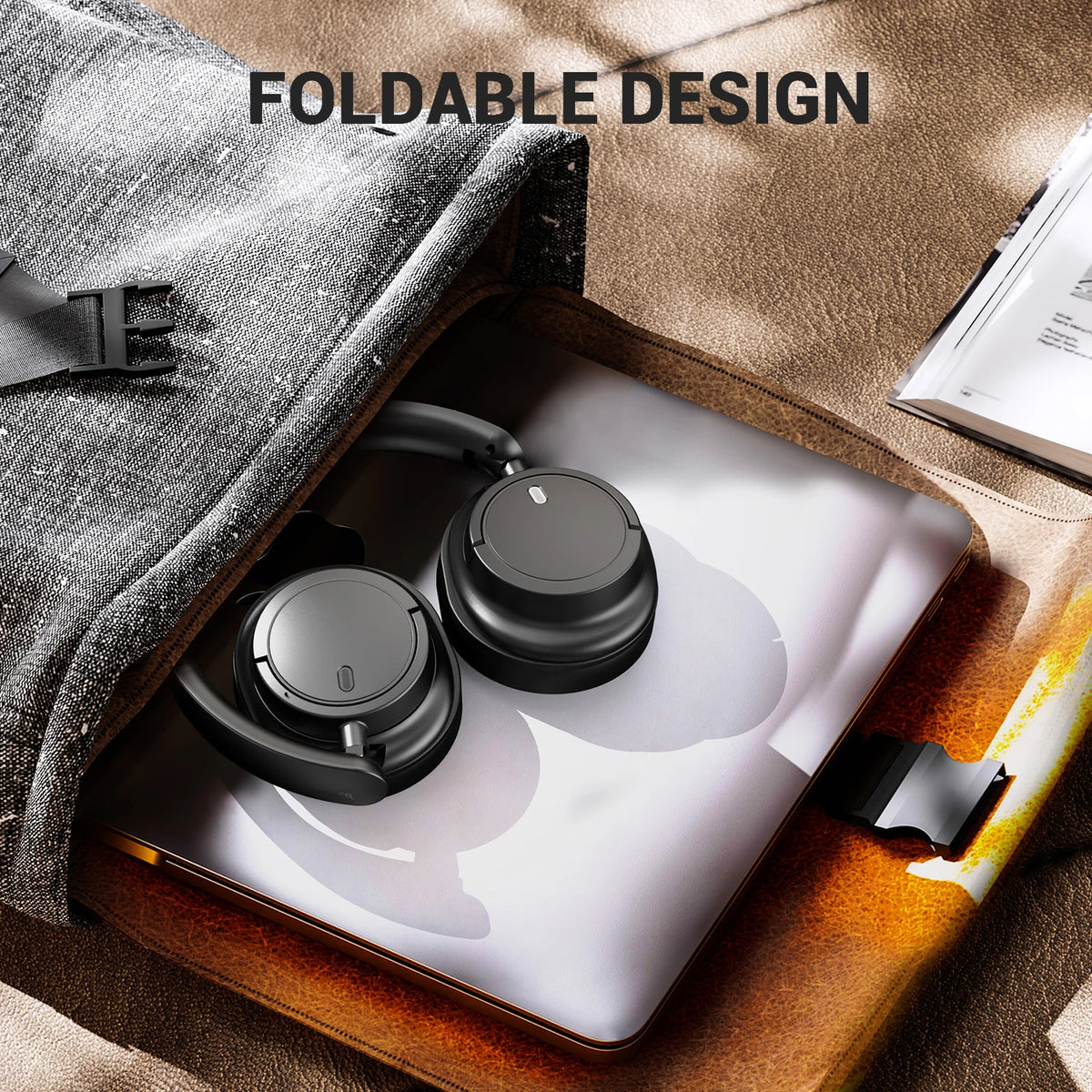 Bluetooth 5.3 Wireless Headphones 90H Playtime 40mm