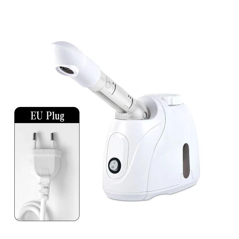 360° Rotatable Hot Mist Facial Steamer Multi-functional Home Spa Beauty Instrument