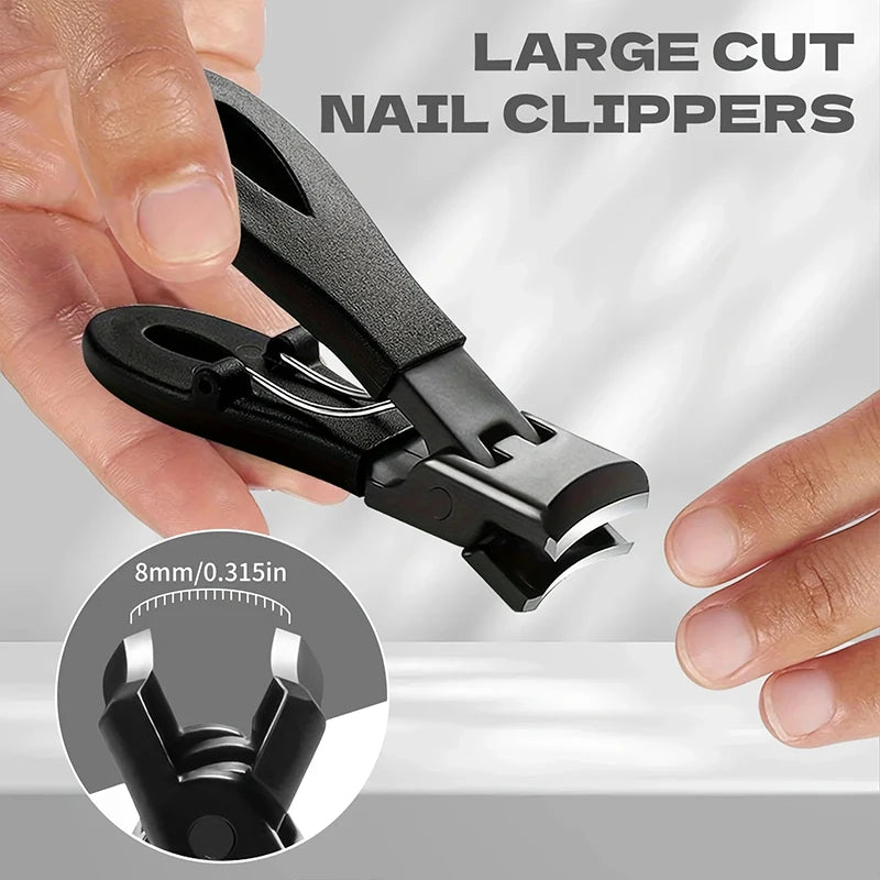 7pcs Nail Clippers Manicure Tool Set, with Portable Travel Case