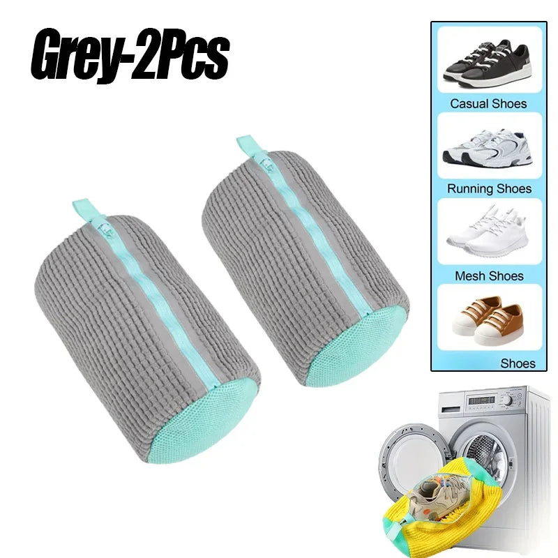 Laundry Bags Shoe Washing Machine Bag-with Zipper Laundry Bag with Rich Fluff Inside