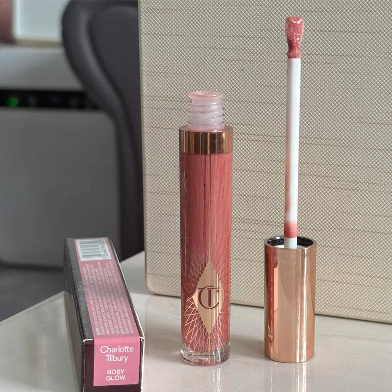 Charlotte Tilbury CT Makeup Set Water Light Collagen Lip Moisturizer Pressed Powder for Flawless Finish Four-color Eyeshadow