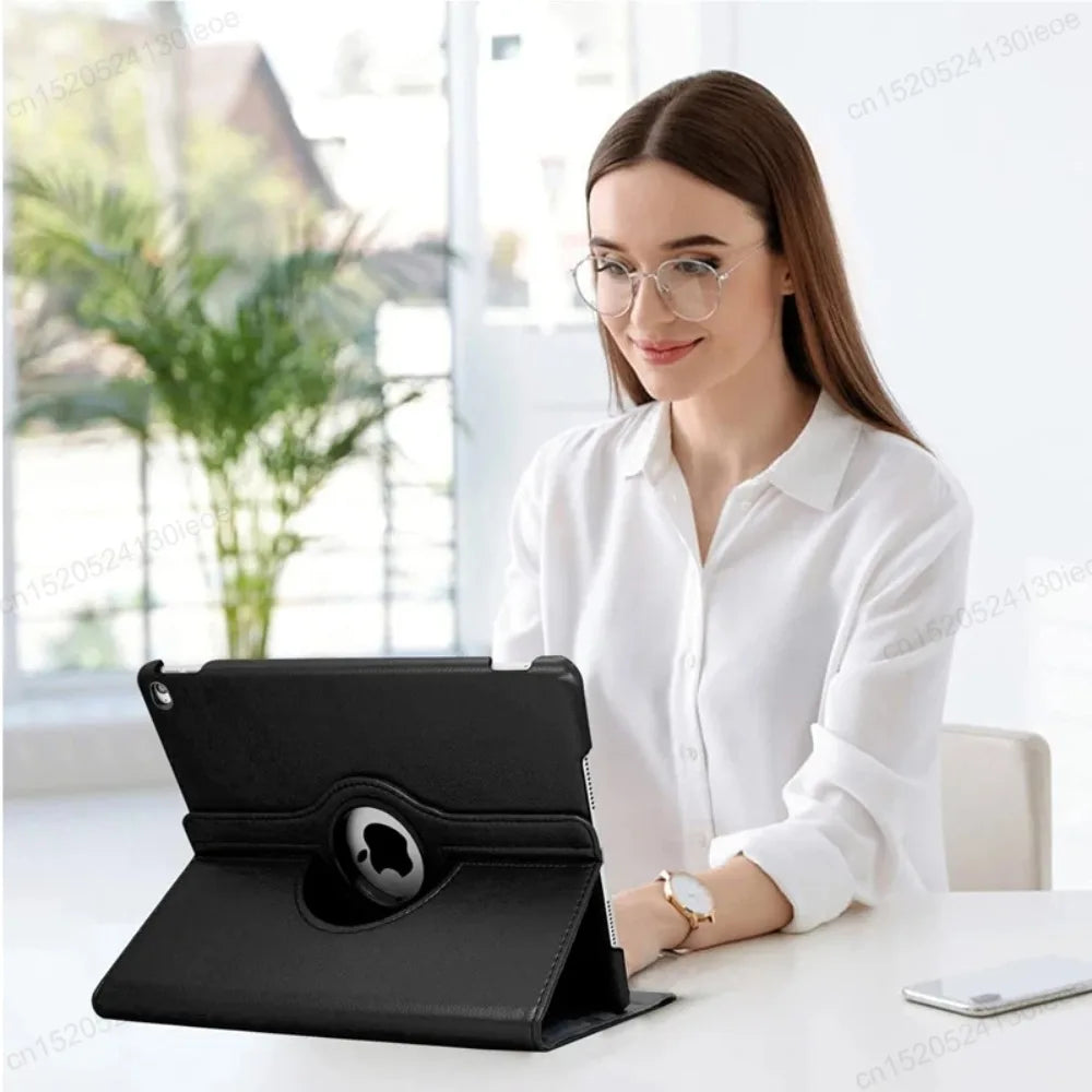 360 Rotation Leather For Ipad A16 2025 Case
