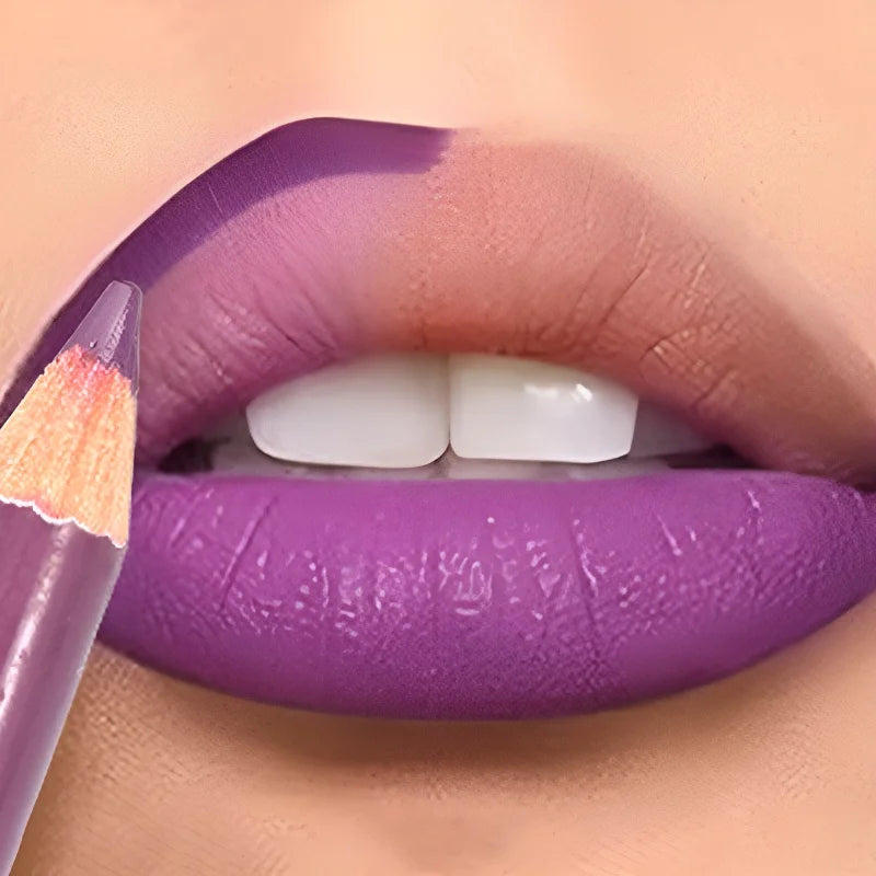 Dark Brown Waterproof Lip Liner Matte Long Lasting 28 Colors