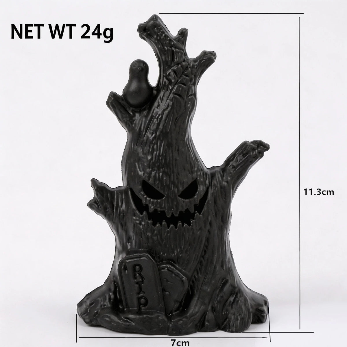 Light Up Halloween Tree Decoration Creepy Tree Figurine