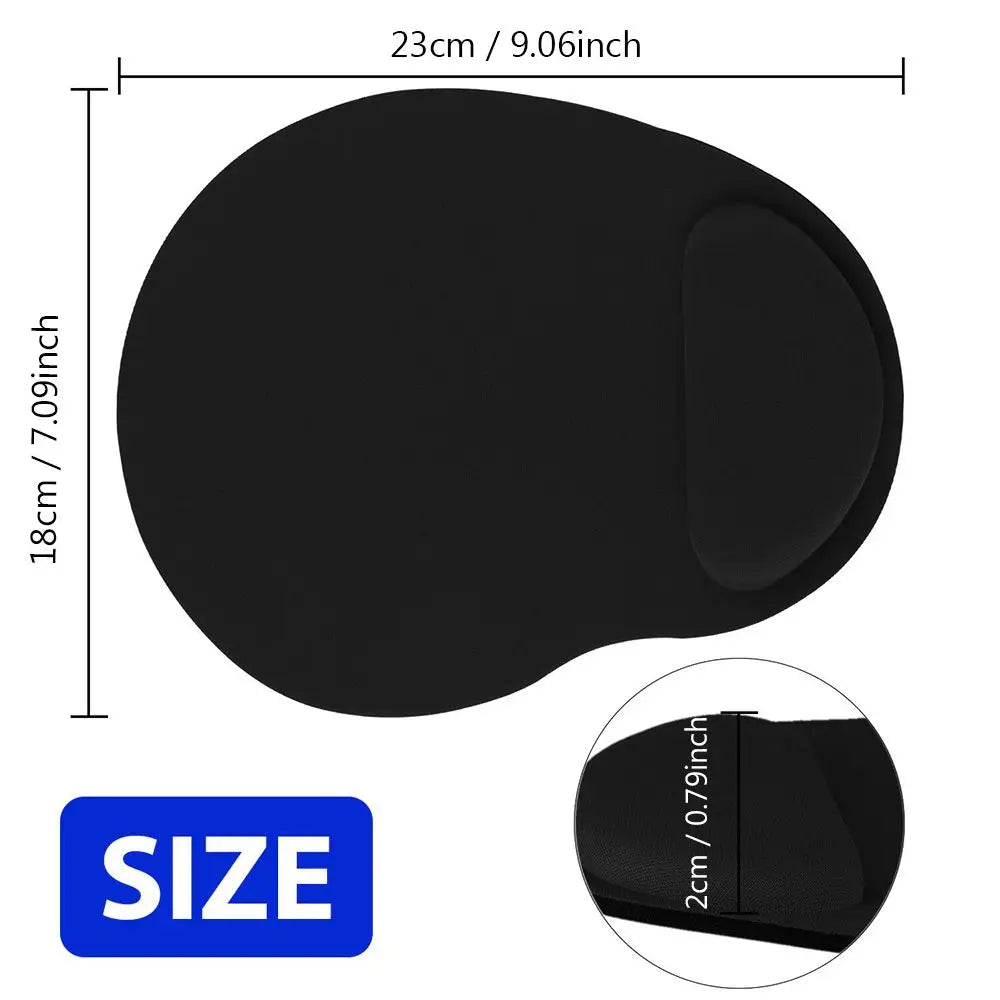 Ergonomic Wrist Rest Mouse Pad Comfortable Wrist Support Non Slip Mice Mat Soft Mousepad